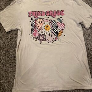 Bella Canvas Cream Third Grade Graphic Tee